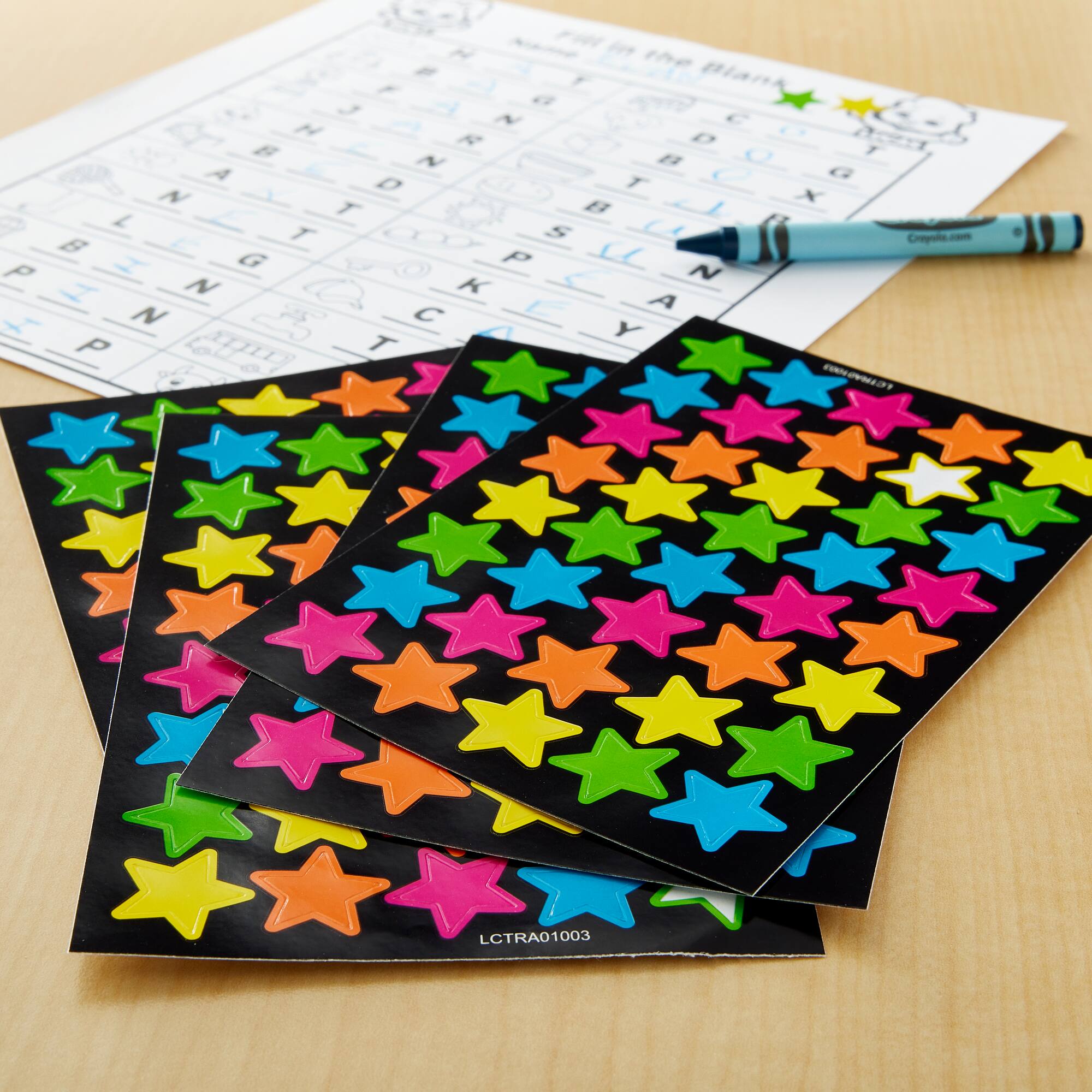 12 Packs: 160 ct. (1,920 total) Neon Star Stickers by Recollections™